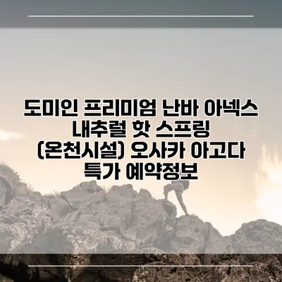 도미인 프리미엄 난바 아넥스 내추럴 핫 스프링 (온천시설) 오사카 아고다 특가 예약정보