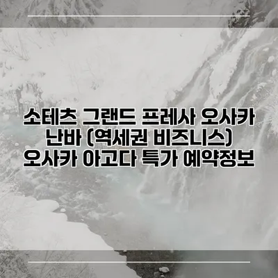 소테츠 그랜드 프레사 오사카 난바 (역세권 비즈니스) 오사카 아고다 특가 예약정보