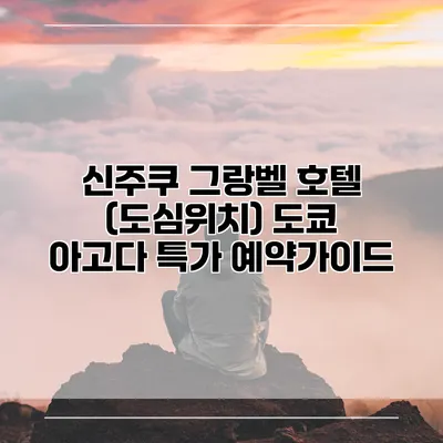 신주쿠 그랑벨 호텔 (도심위치) 도쿄 아고다 특가 예약가이드