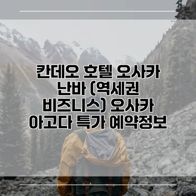 칸데오 호텔 오사카 난바 (역세권 비즈니스) 오사카 아고다 특가 예약정보