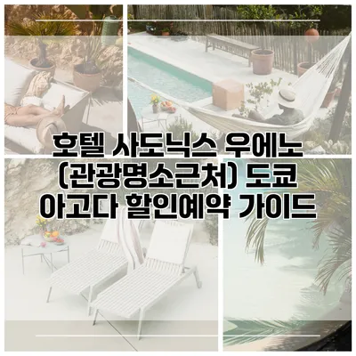 호텔 사도닉스 우에노 (관광명소근처) 도쿄 아고다 할인예약 가이드