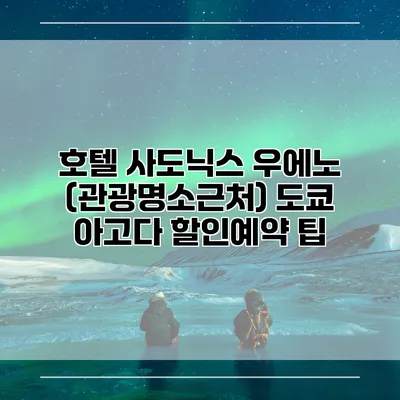 호텔 사도닉스 우에노 (관광명소근처) 도쿄 아고다 할인예약 팁