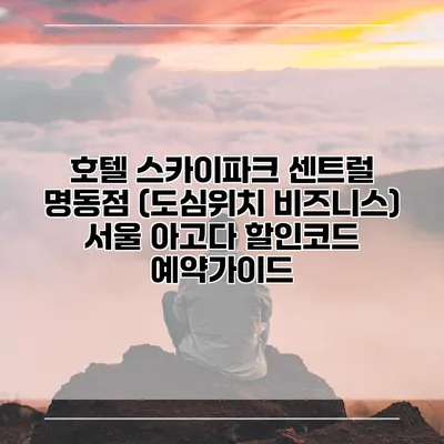 호텔 스카이파크 센트럴 명동점 (도심위치 비즈니스) 서울 아고다 할인코드 예약가이드