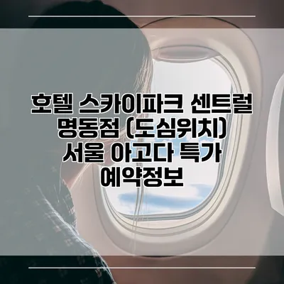 호텔 스카이파크 센트럴 명동점 (도심위치) 서울 아고다 특가 예약정보