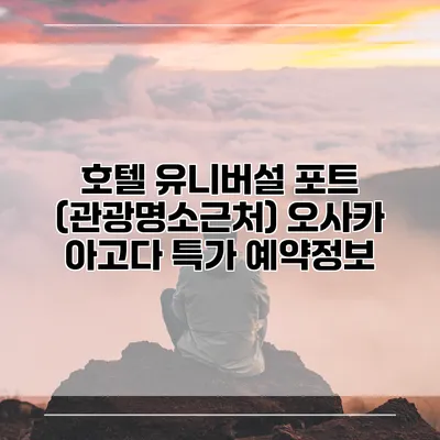 호텔 유니버설 포트 (관광명소근처) 오사카 아고다 특가 예약정보